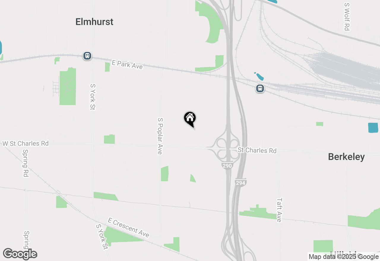Map of 292 S Fair Avenue, Elmhurst, IL 60126