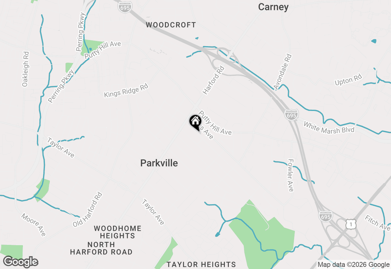 Map of 3017 Willoughby Road, Baltimore, MD 21234
