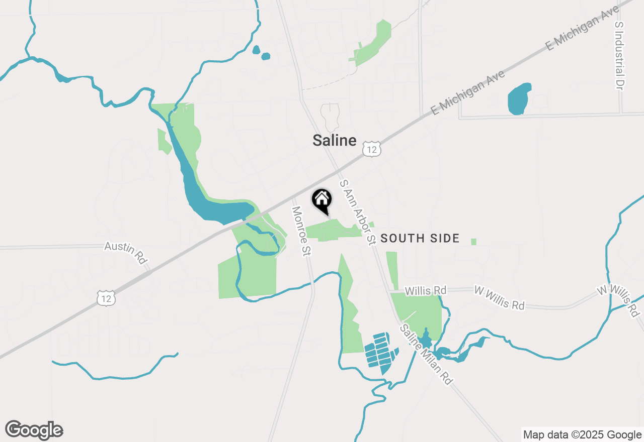 Map of 114 Parsons Lane, Saline, MI 48176