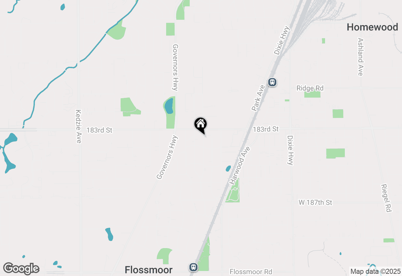 Map of 18330 Perth Avenue, Homewood, IL 60430