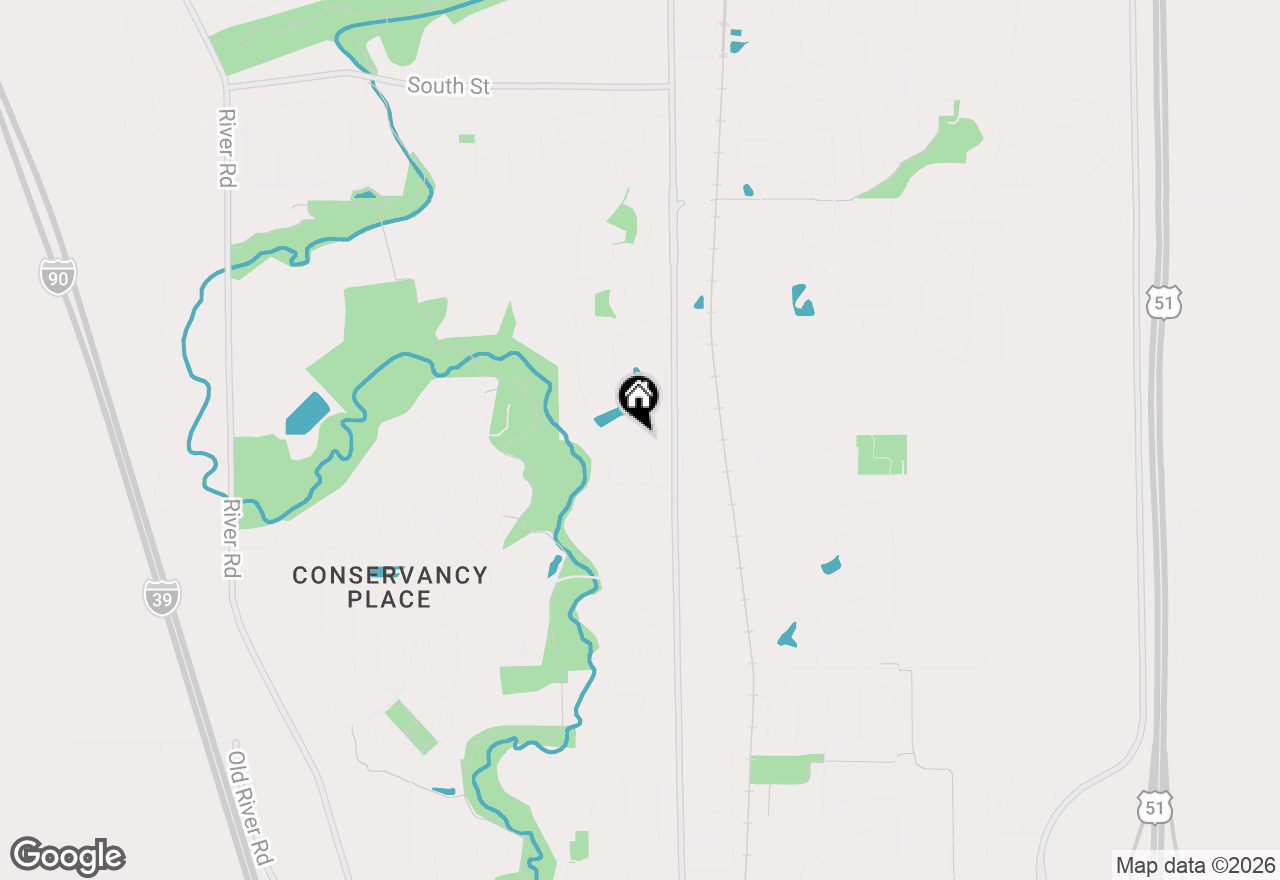 Map of 105 Oak Springs Circle, Deforest, WI 53532