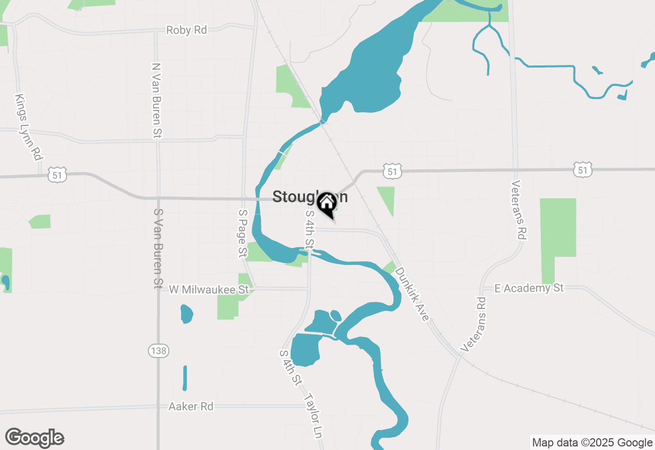Map of 421 S 5th Street, Stoughton, WI 53589
