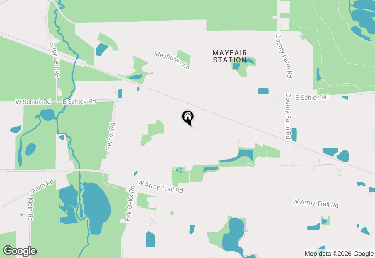 Map of 493 Harvard Lane, Bartlett, IL 60103