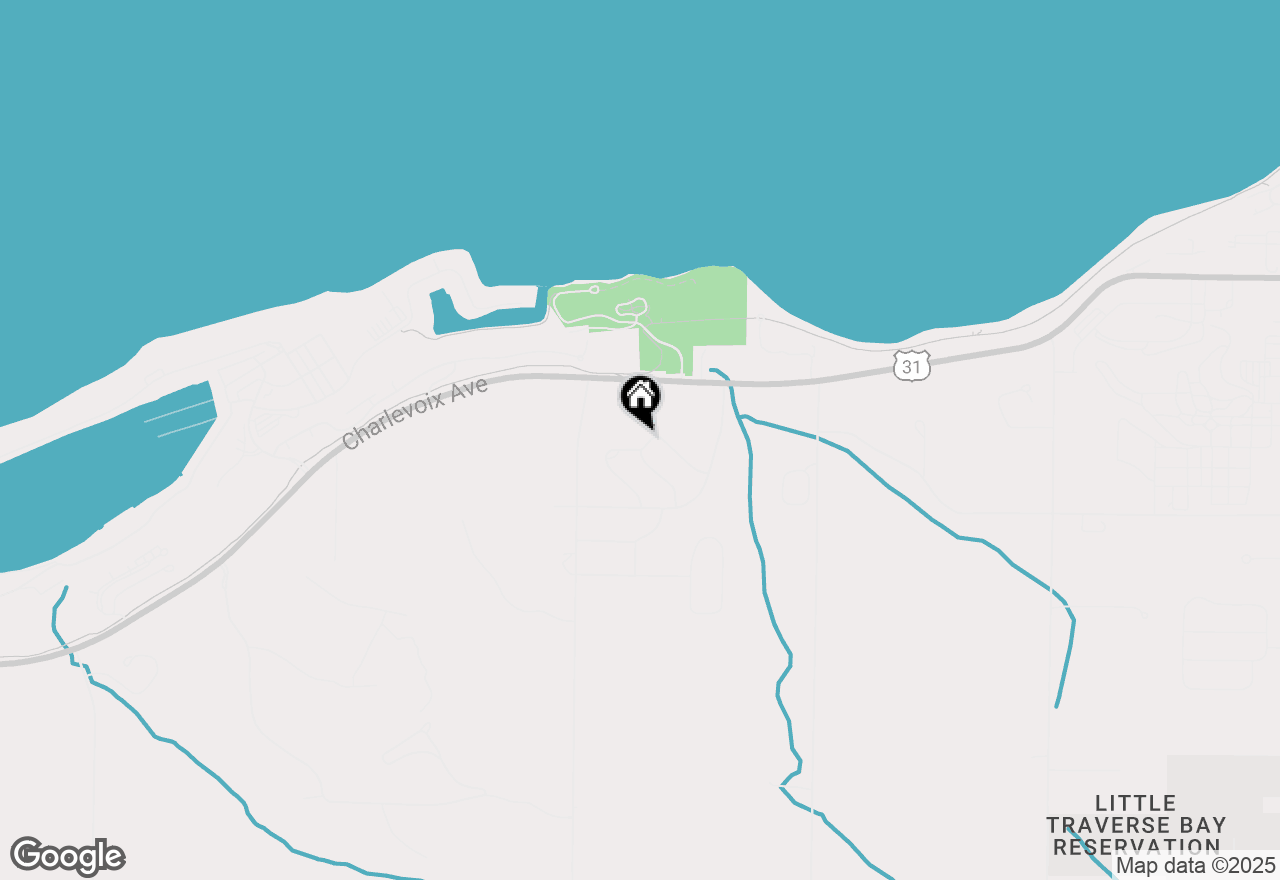 Map of 908 Country Lane, Petoskey, MI 49770