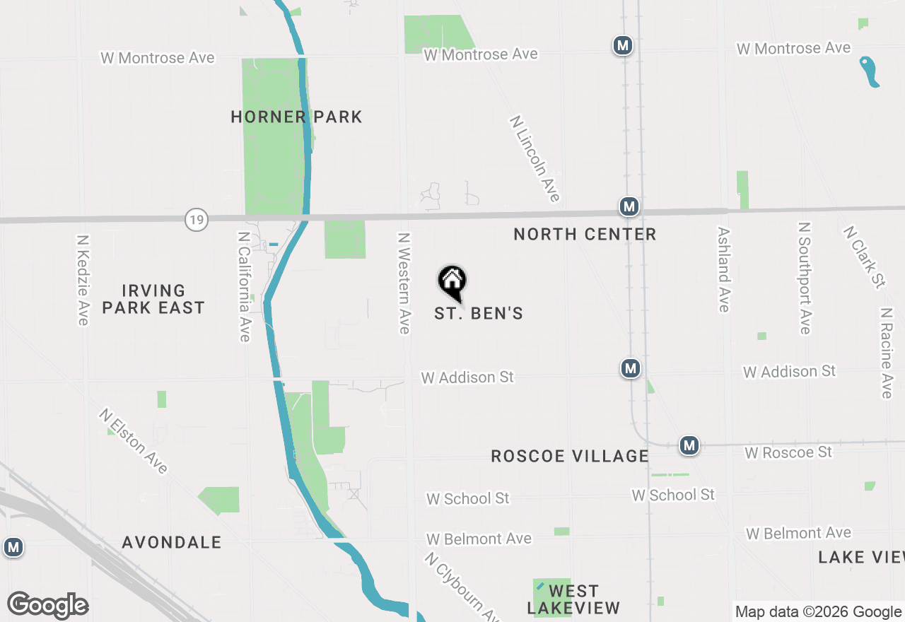 Map of 3741 N Oakley Avenue, Chicago, IL 60618