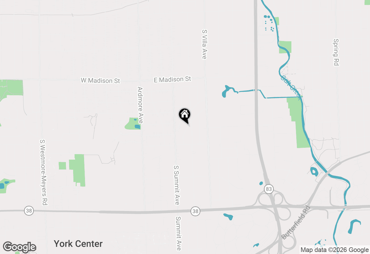 Map of 222 E Julia Drive, Villa Park, IL 60181