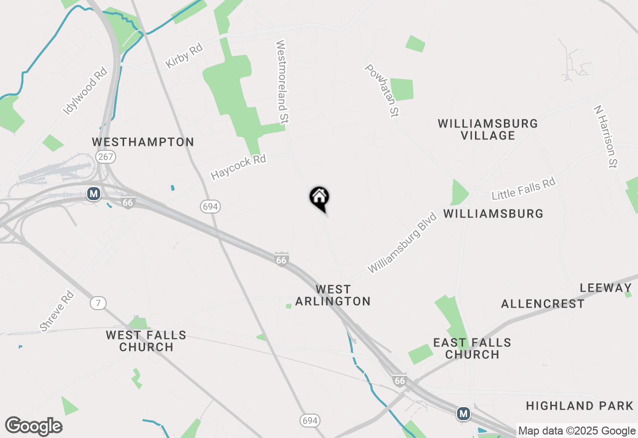 Map of 6601 Gordon Avenue, Falls Church, VA 22046