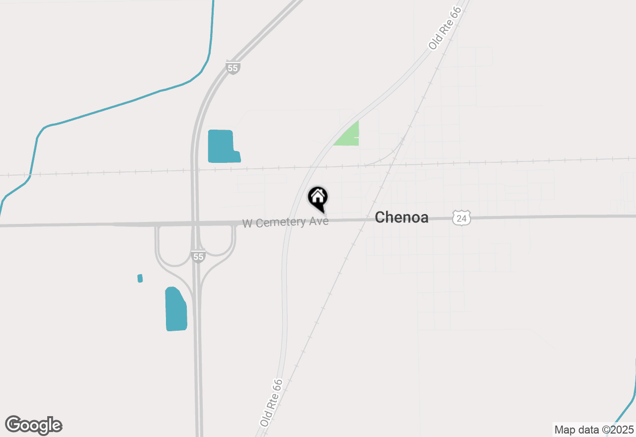 Map of 410 Pickett Street, Chenoa, IL 61726
