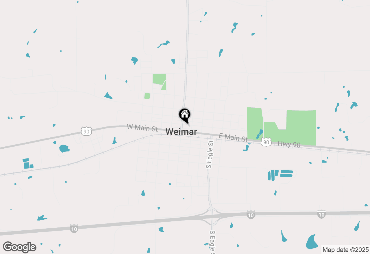 Map of 110 E Post Office St, Weimar, TX 78962