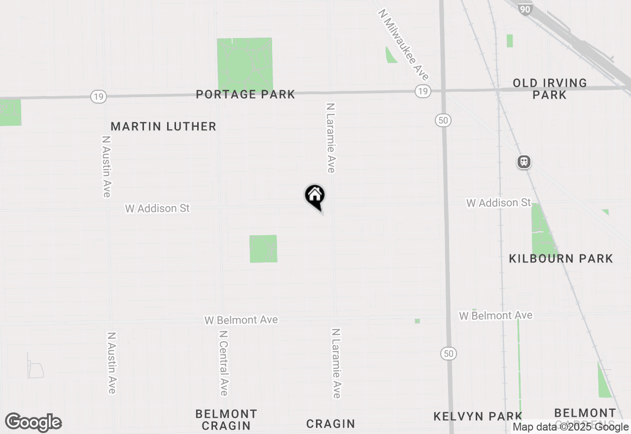 Map of 5240 W Eddy Street, Chicago, IL 60641