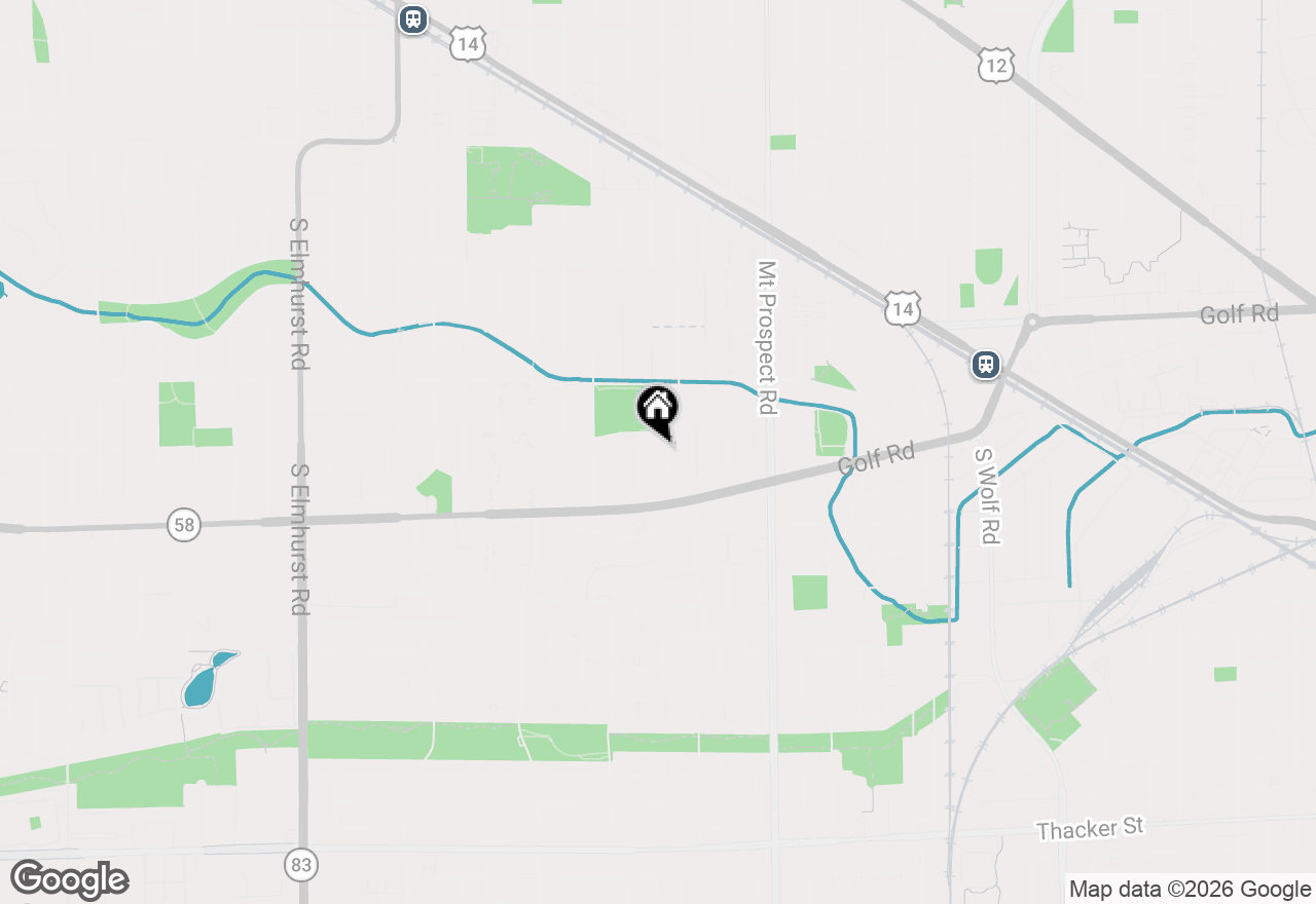 Map of 904 S Edward Street, Mount Prospect, IL 60056