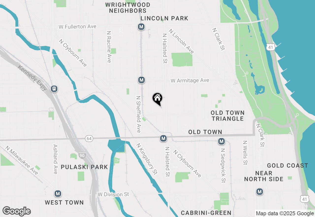 Map of 1836 N Dayton Street, Chicago, IL 60614