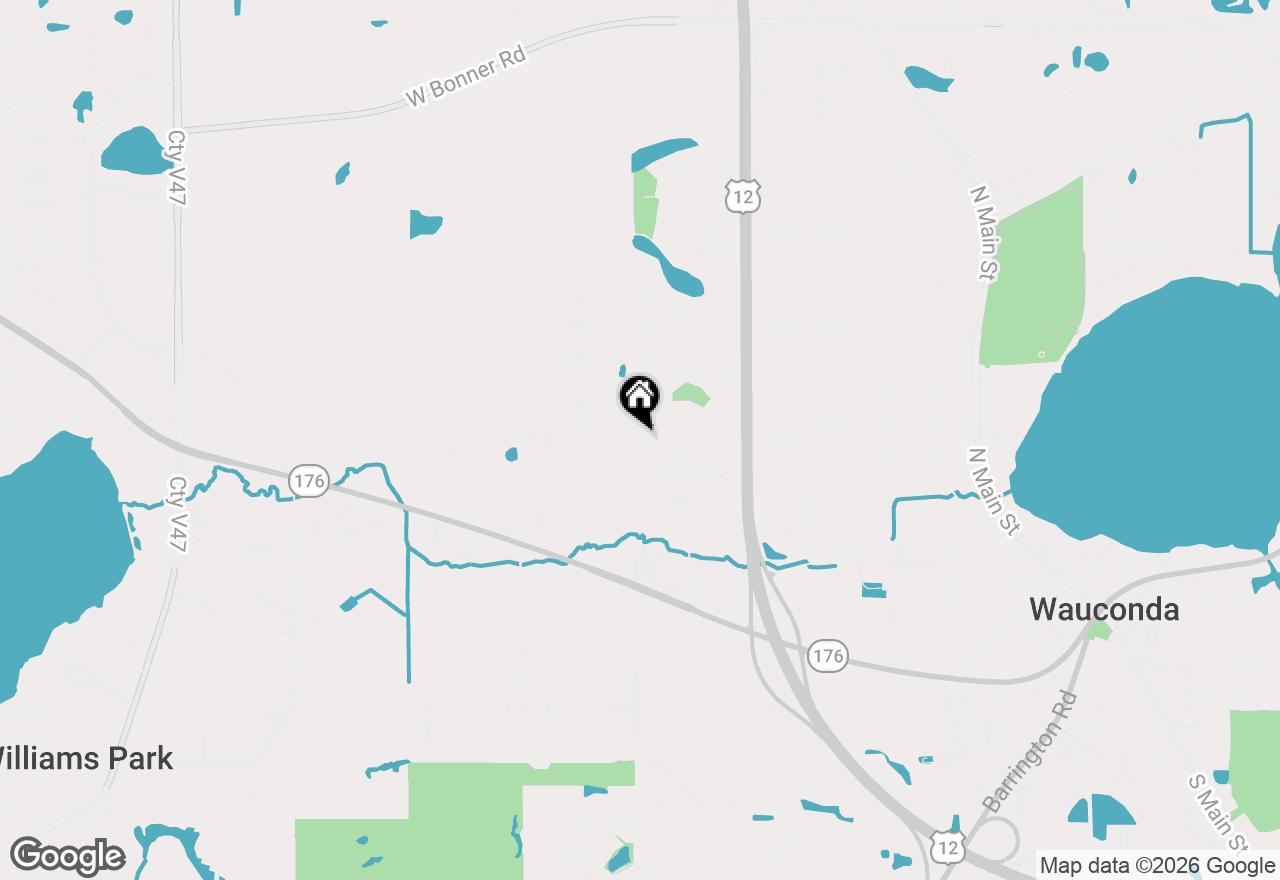 Map of (Address confidential), Wauconda, Illinois 60084