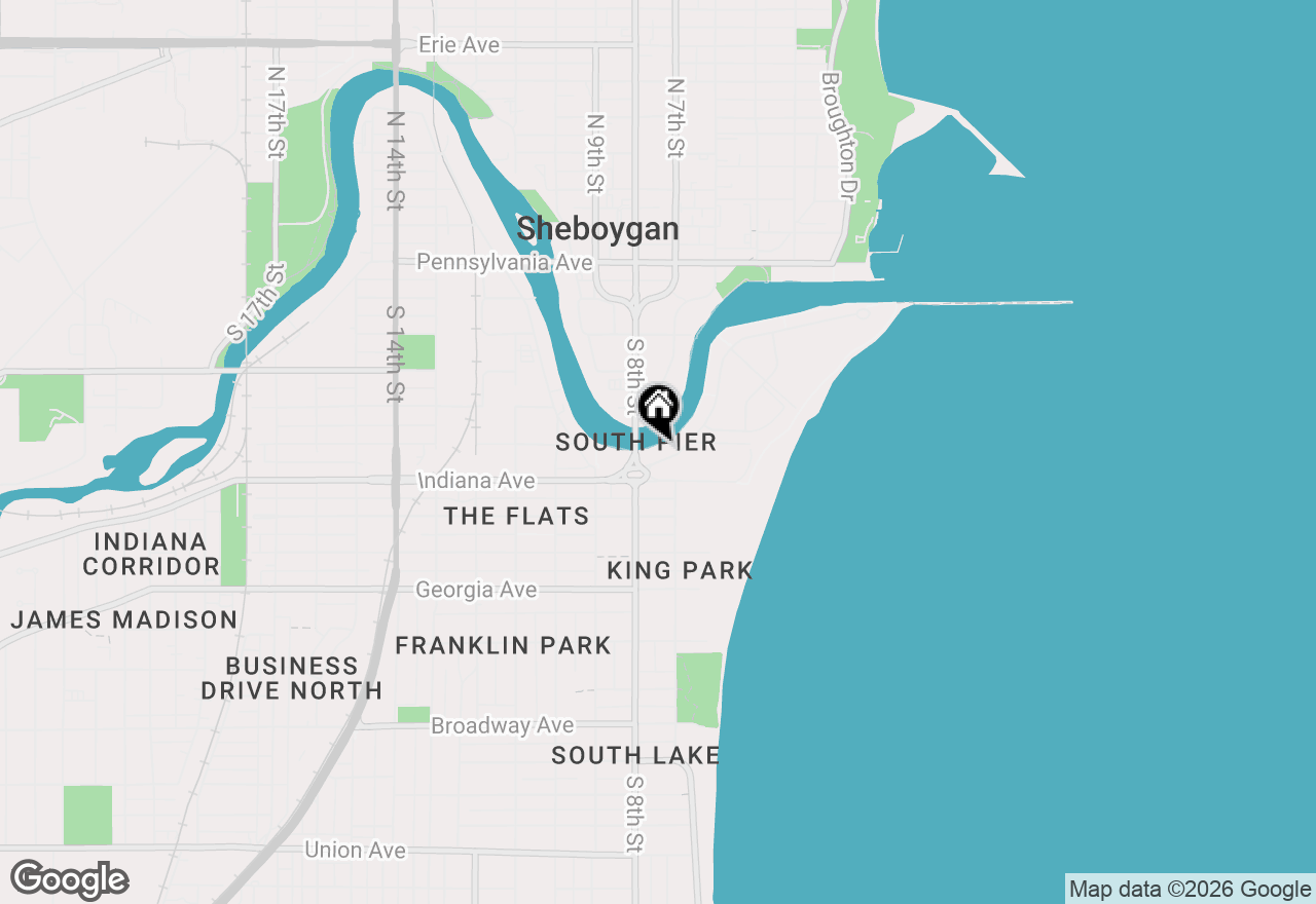 Map of 750 S Pier Dr #3, Sheboygan, WI 53081