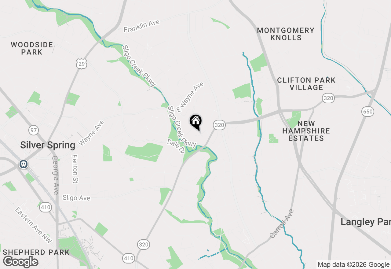 Map of 8542 Manchester Road #1-6, Silver Spring, MD 20901