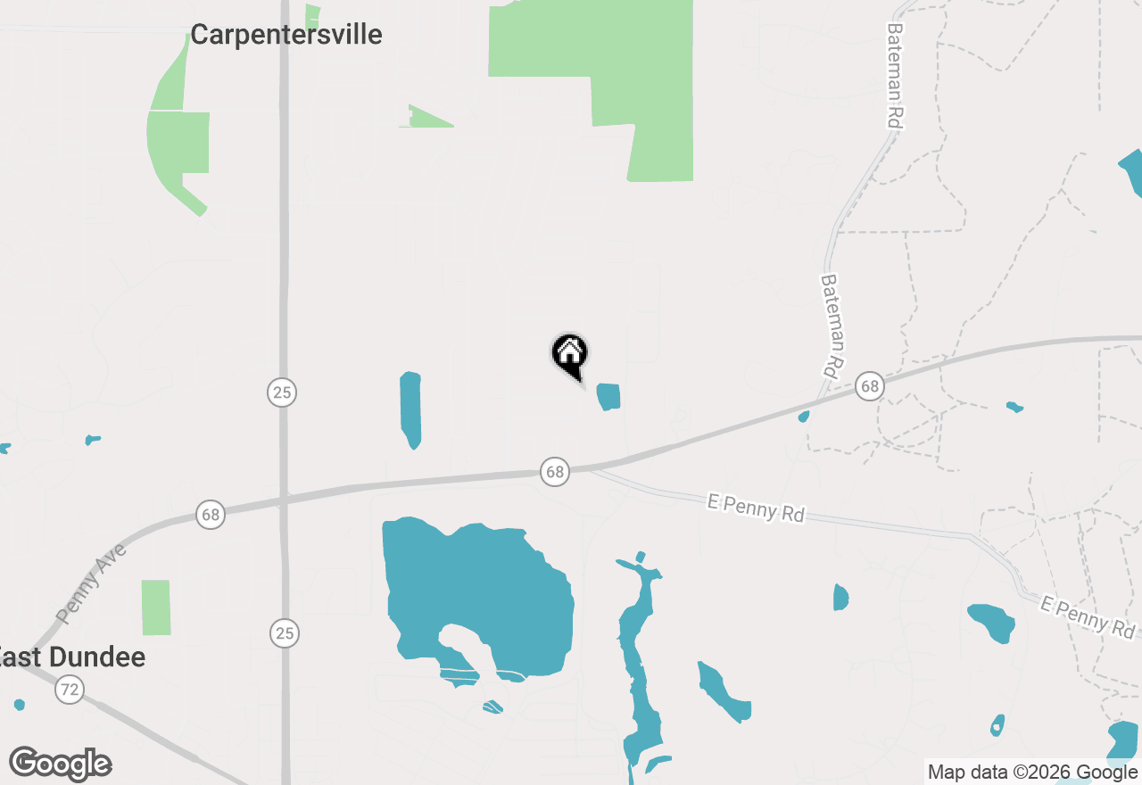 Map of 2020 Berkshire Circle #H, Carpentersville, IL 60110
