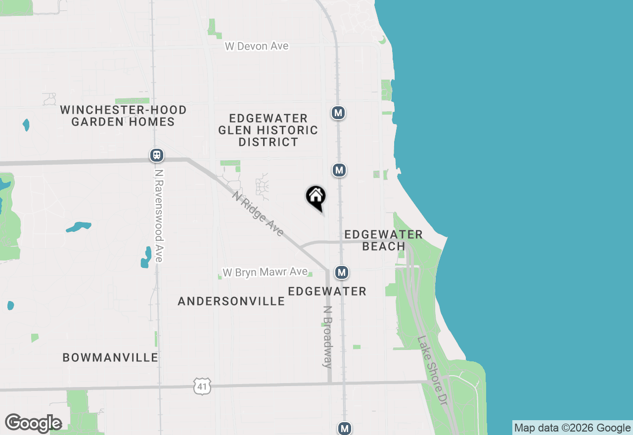 Map of 1220 W Victoria Street #3, Chicago, IL 60660