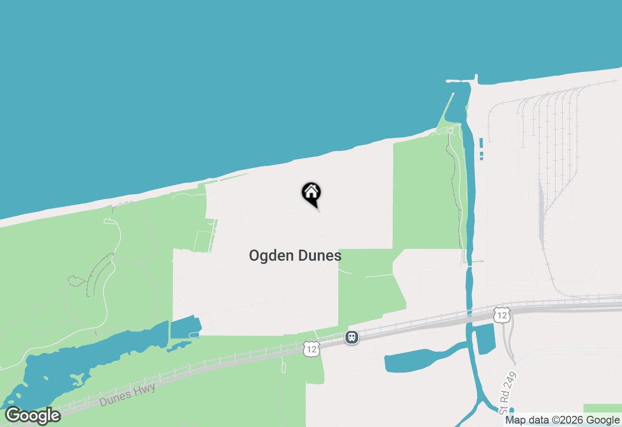 Map of 12 Beach Lane Court, Ogden Dunes, IN 46368