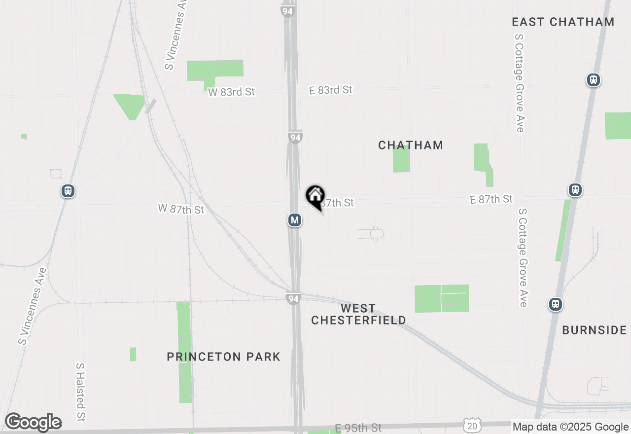 Map of 8730 S Wabash Avenue, Chicago, IL 60619