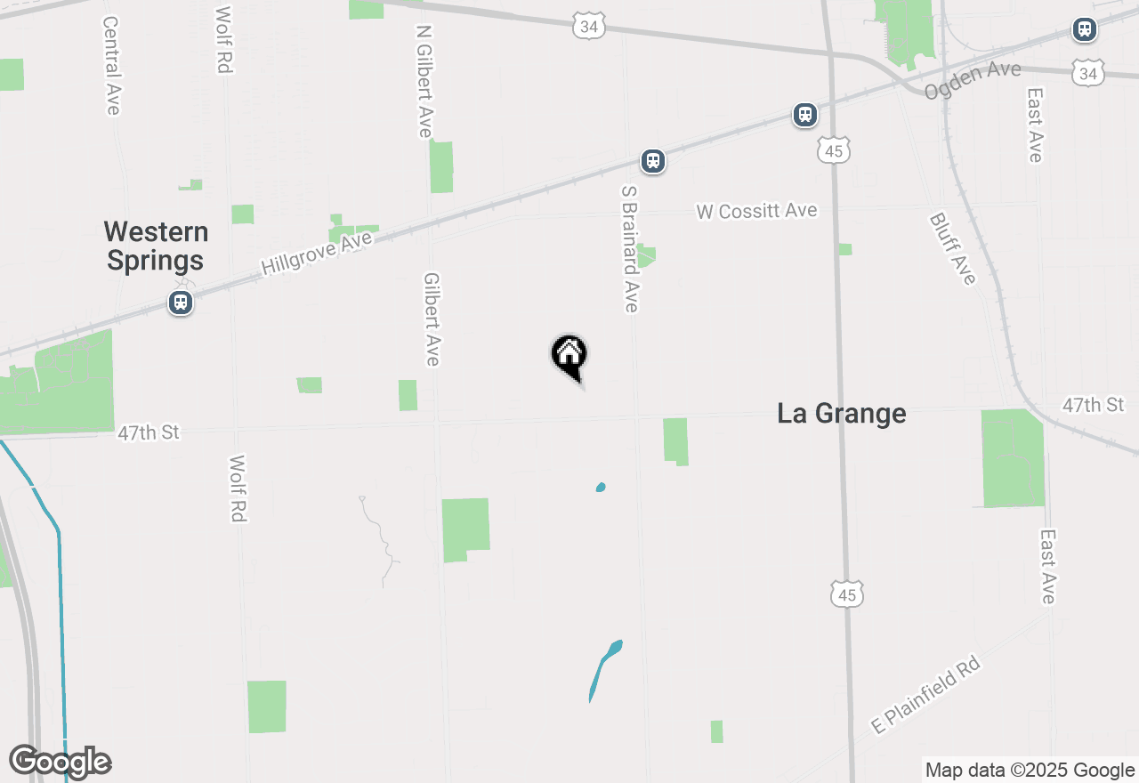 Map of 424 Blackstone Avenue, La Grange, IL 60525