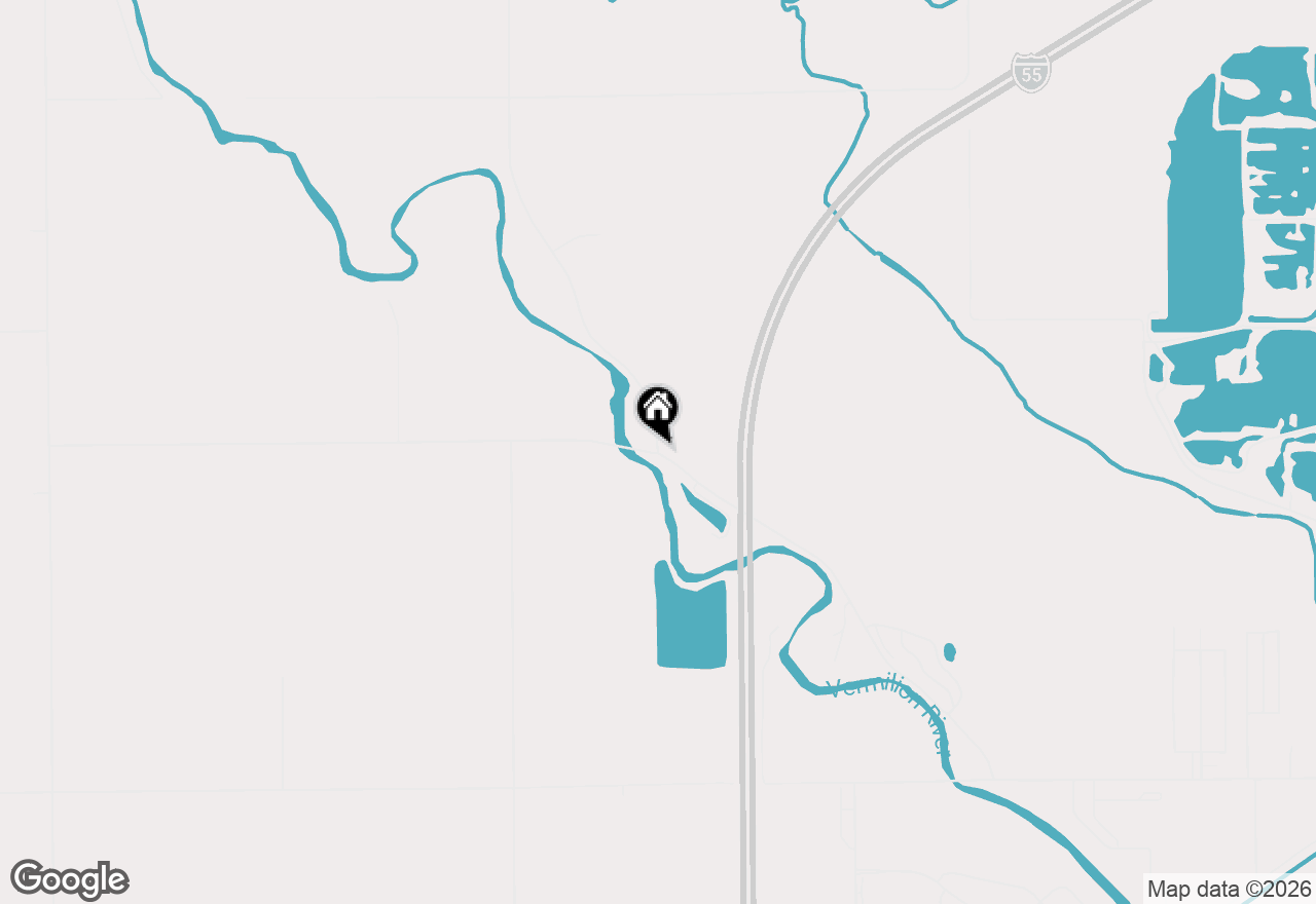 Map of 13301 East 1875 N Road, Pontiac, IL 61764