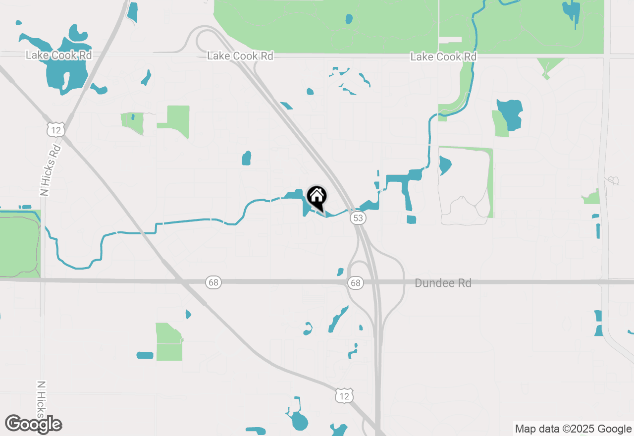 Map of 1444 N Whispering Springs Cir, Palatine, IL 60074