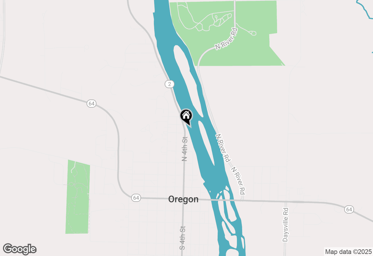 Map of 605 N 4th Street, Oregon, IL 61061