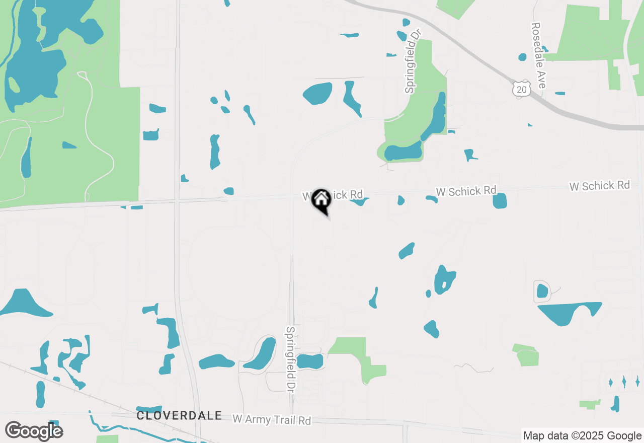 Map of 175 Benton Lane, Bloomingdale, IL 60108