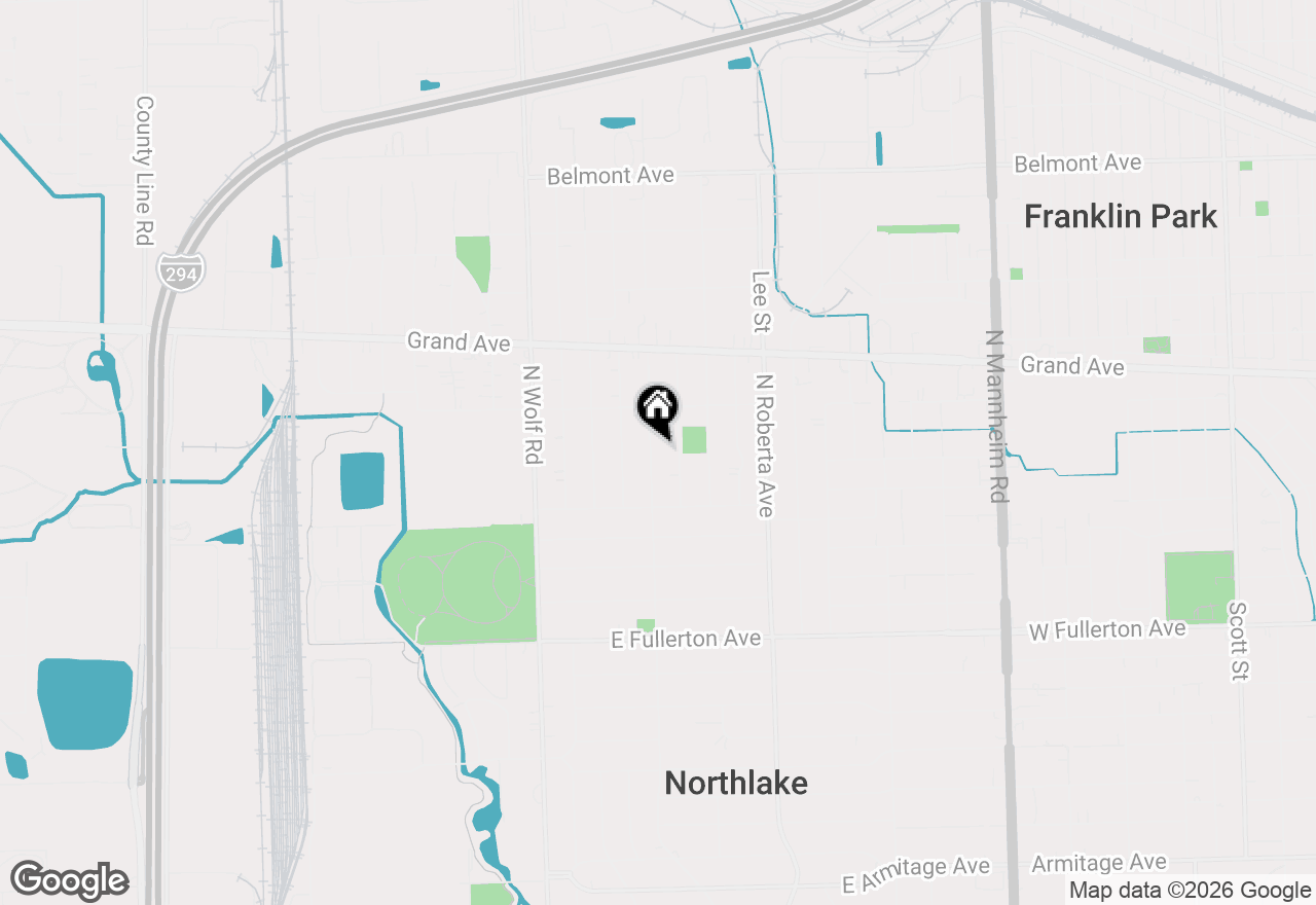 Map of 829 N Roy Avenue, Melrose Park, IL 60164