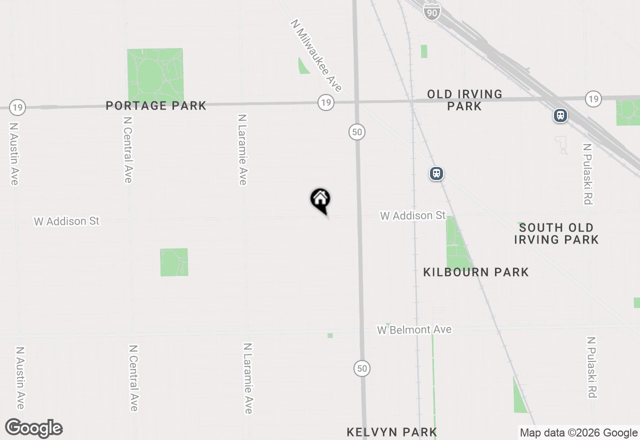 Map of 4917 W Addison Street, Chicago, IL 60641