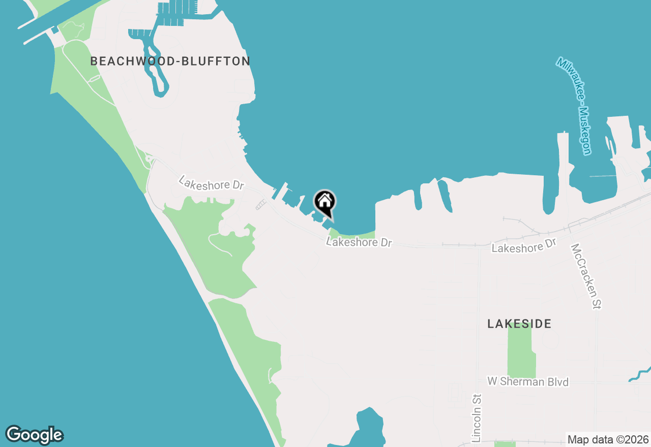 Map of 2964 Lakeshore Drive #E701, Muskegon, MI 49441