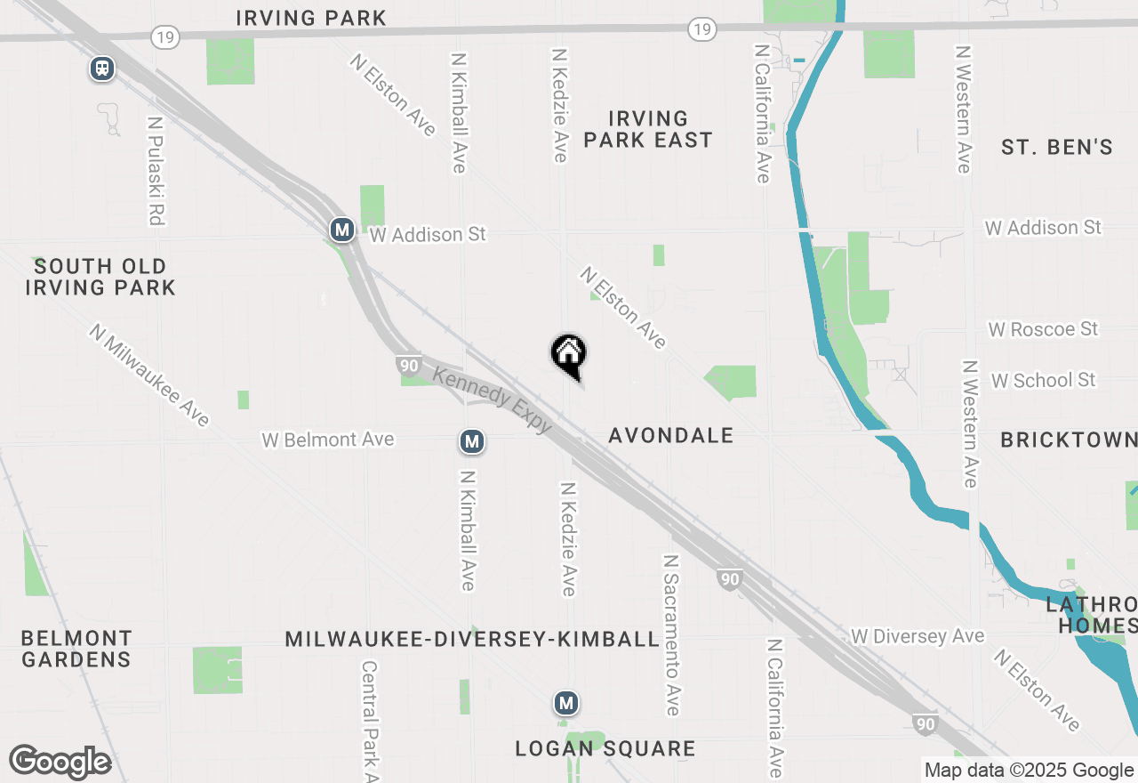 Map of 3253 N Kedzie Ave, Chicago, IL 60618