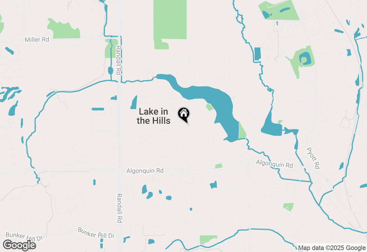 Map of 116 Woody Way, Lake In The Hills, IL 60156