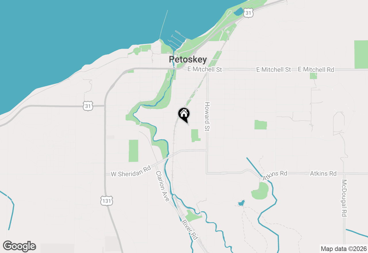 Map of 1010 Emmet Street, Petoskey, MI 49770