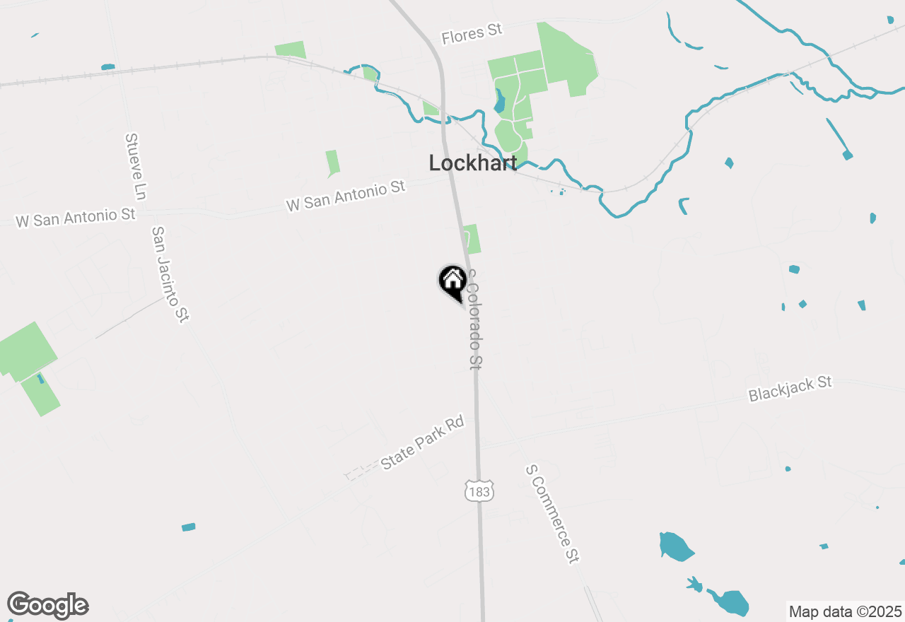 Map of 717 S Commerce St, Lockhart, TX 78644