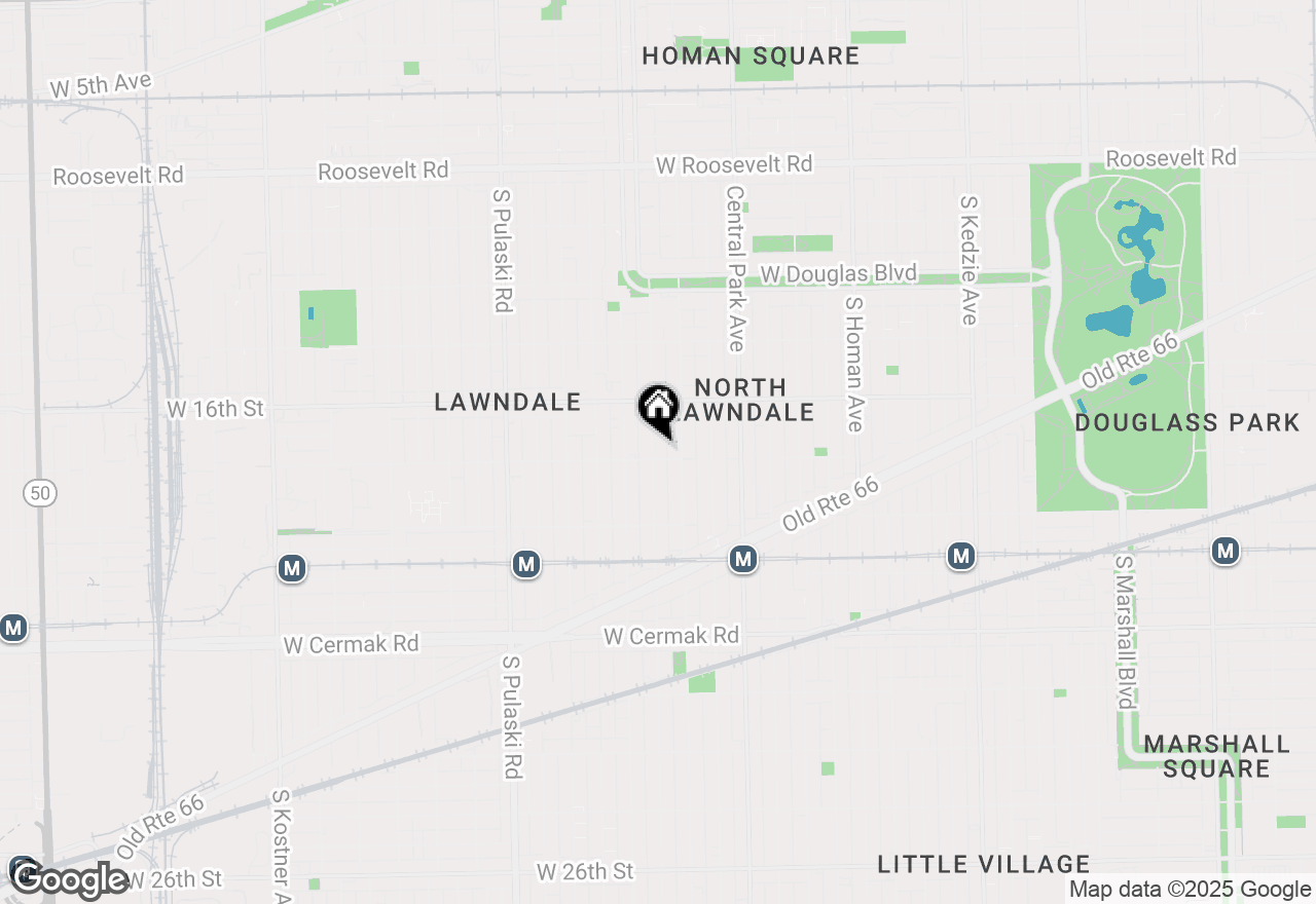 Map of 1655 S Ridgeway Avenue, Chicago, IL 60623