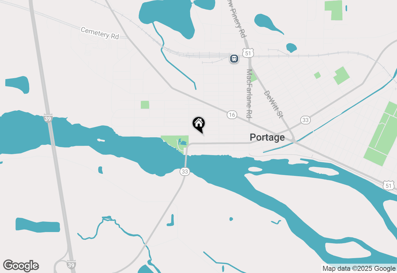 Map of 710 W Conant Street, Portage, WI 53901