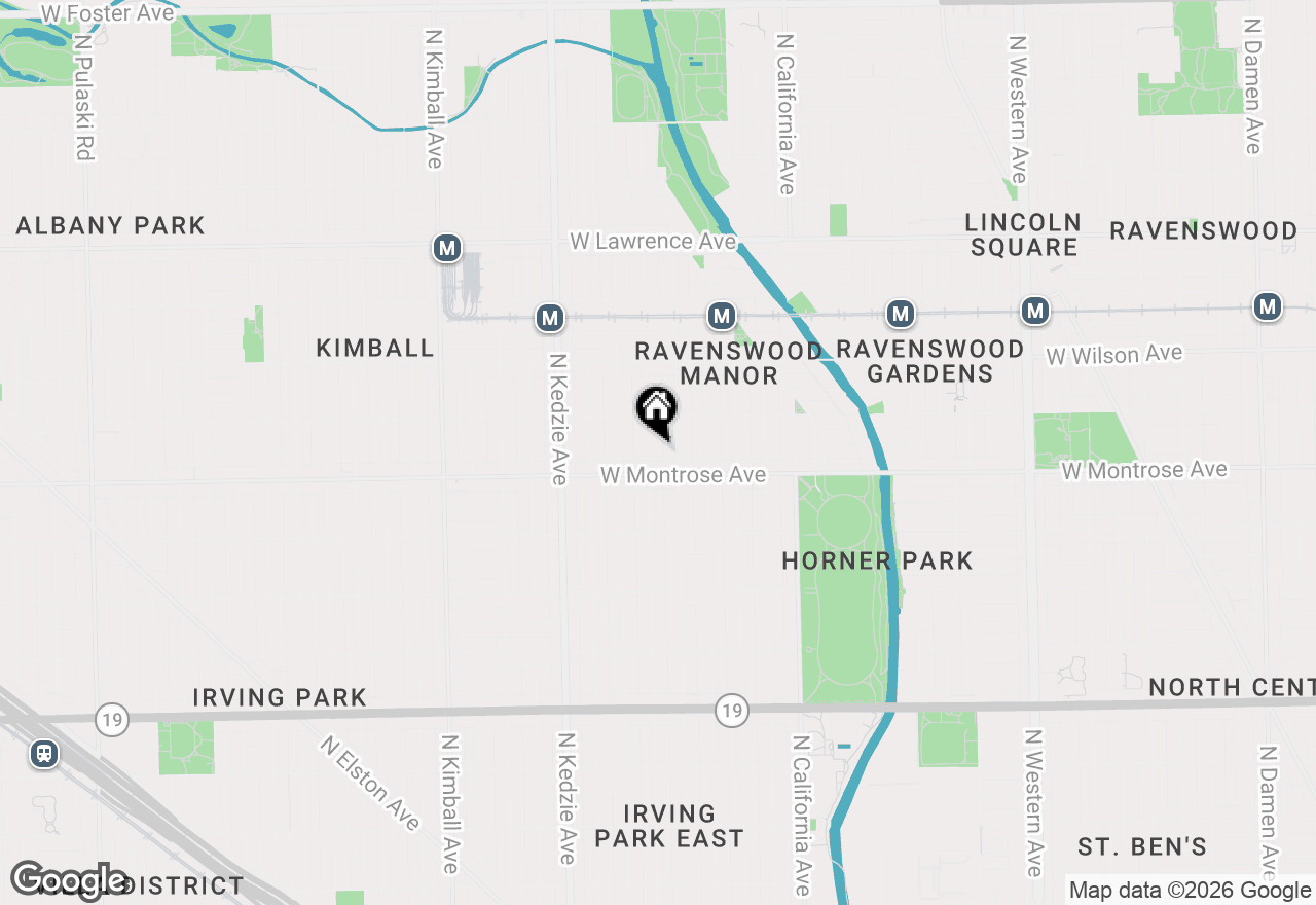Map of 4419 N Whipple Street #3B, Chicago, IL 60625