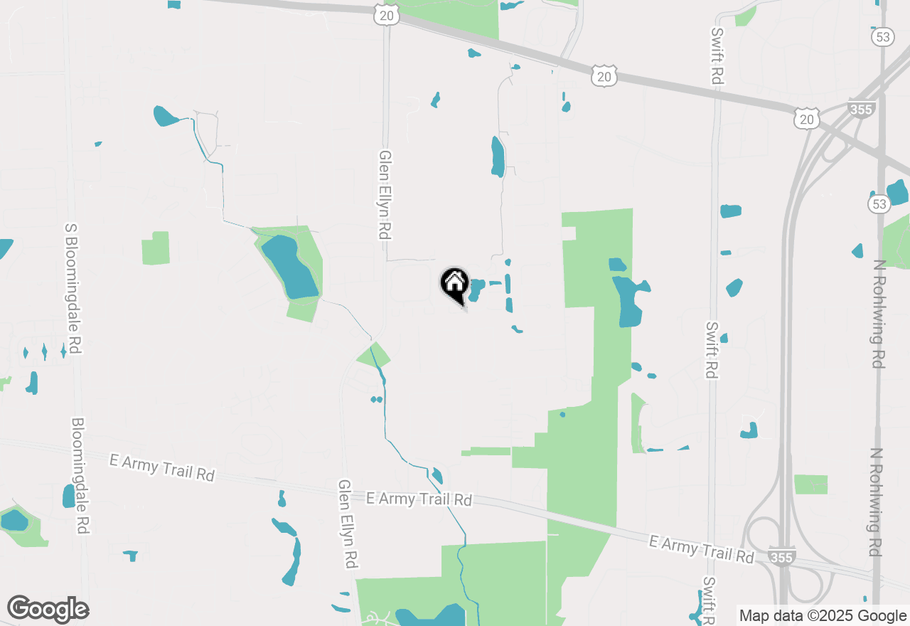 Map of 316 Briarwood Lane #C, Bloomingdale, IL 60108