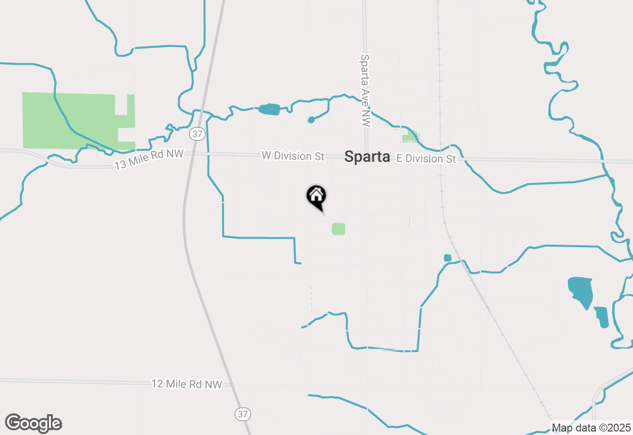 Map of 165 W Gardner Street, Sparta, MI 49345