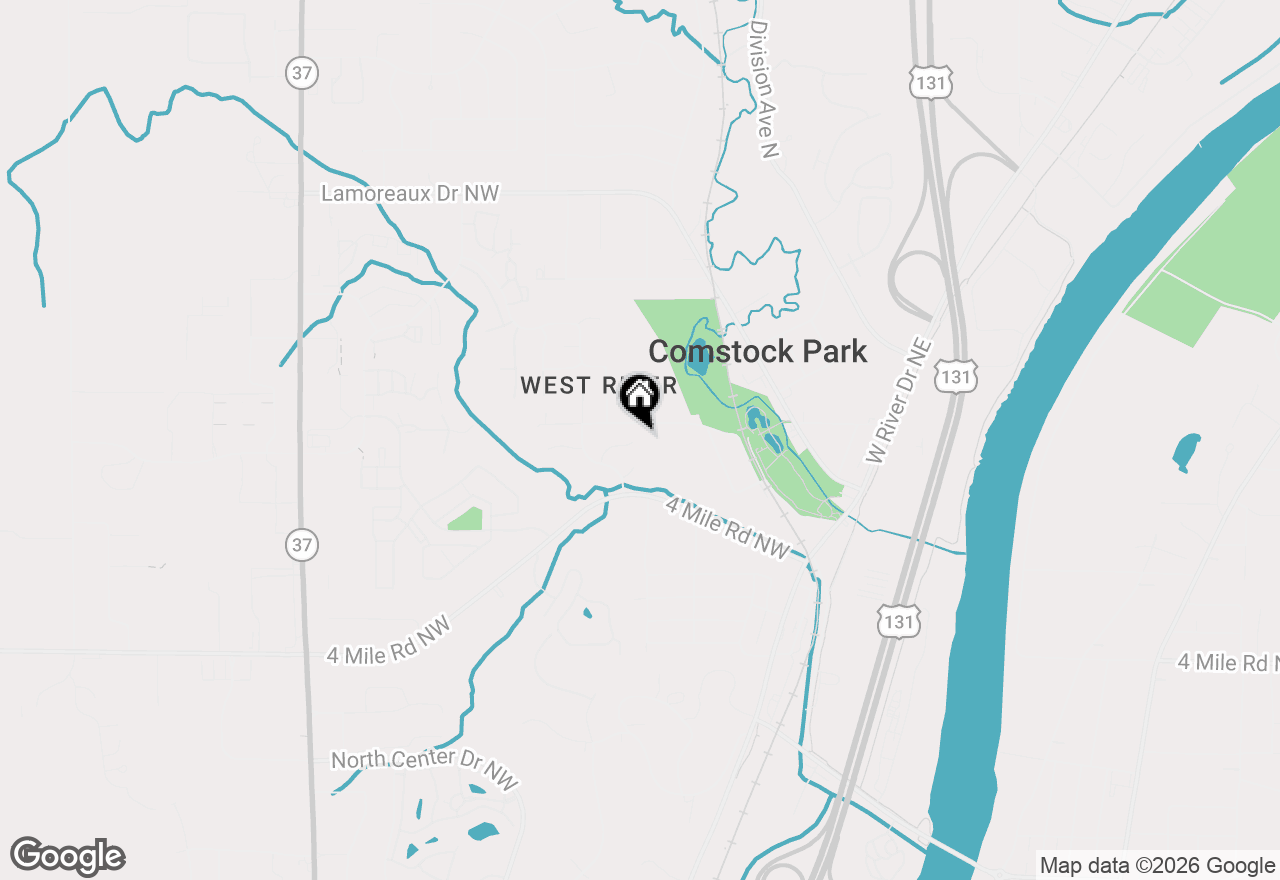 Map of 211 York View Place Nw, Comstock Park, MI 49321