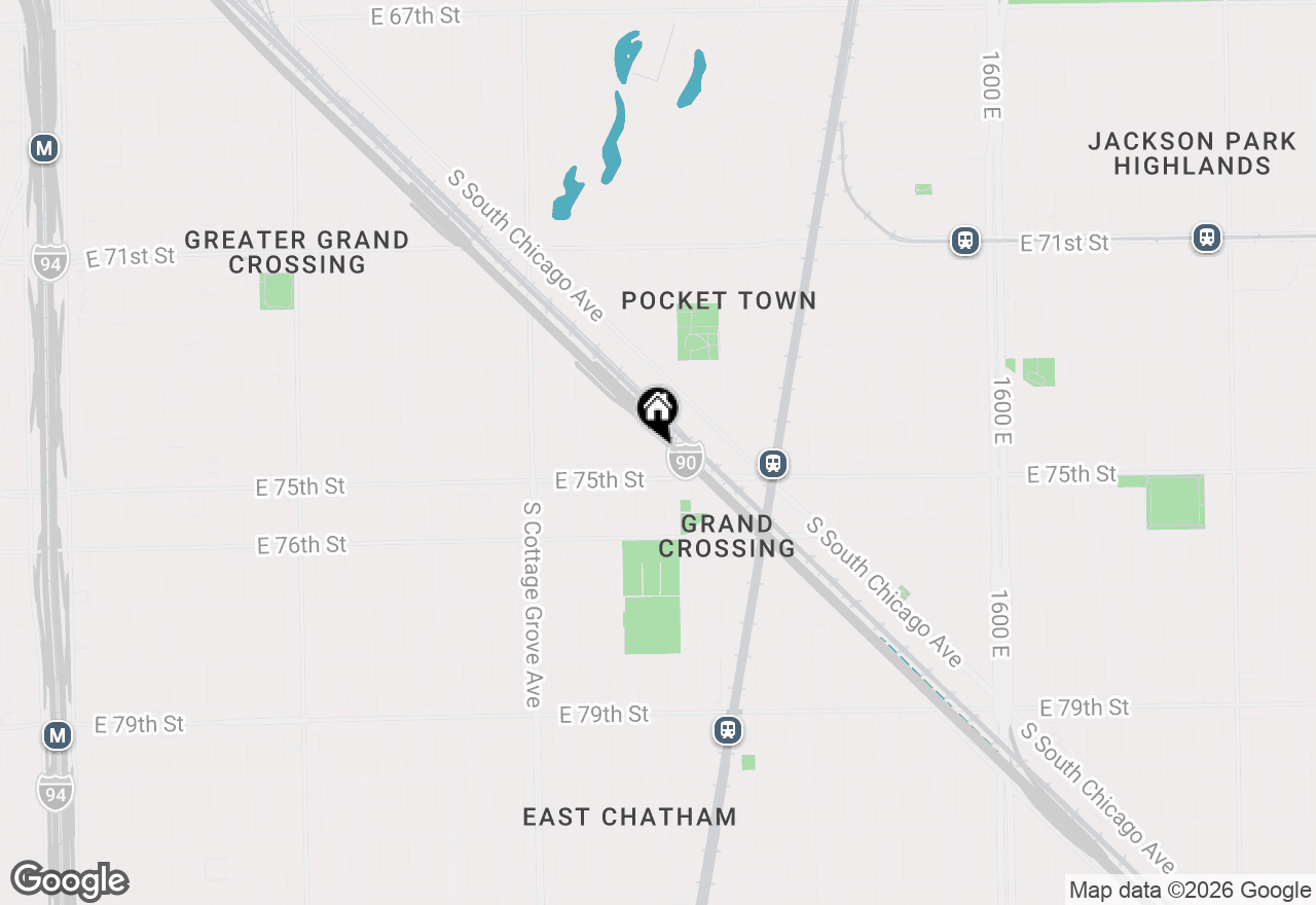 Map of 7439 S Ellis Avenue, Chicago, IL 60619