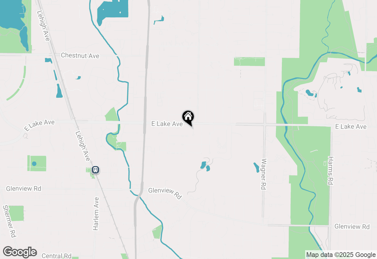 Map of 1325 E Lake Avenue, Glenview, IL 60025