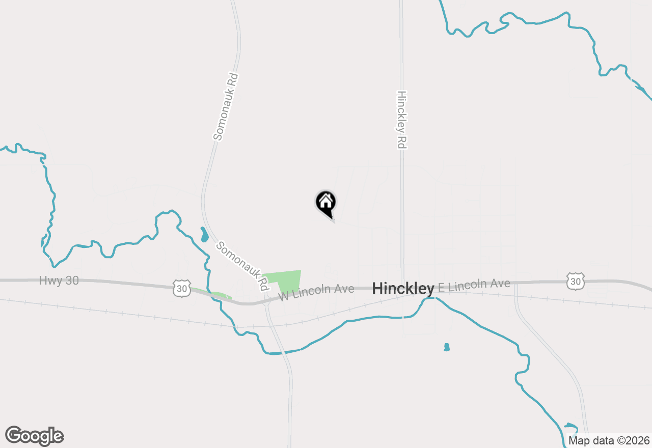 Map of 511 W Miller Avenue, Hinckley, IL 60520
