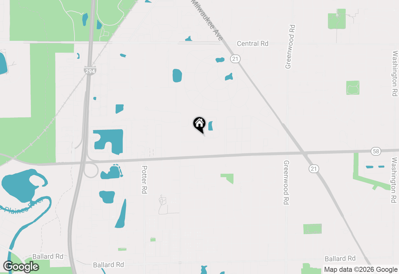 Map of 9074 W Terrace Drive #2E, Niles, IL 60714