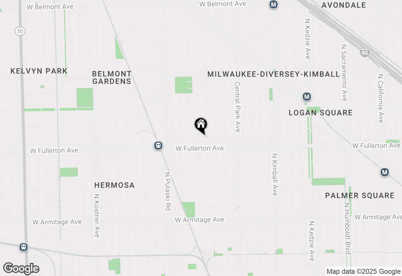 Map of 2430 N Hamlin Avenue, Chicago, IL 60647