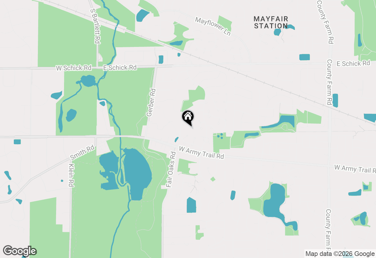 Map of 358 Ashford Circle #2, Bartlett, IL 60103