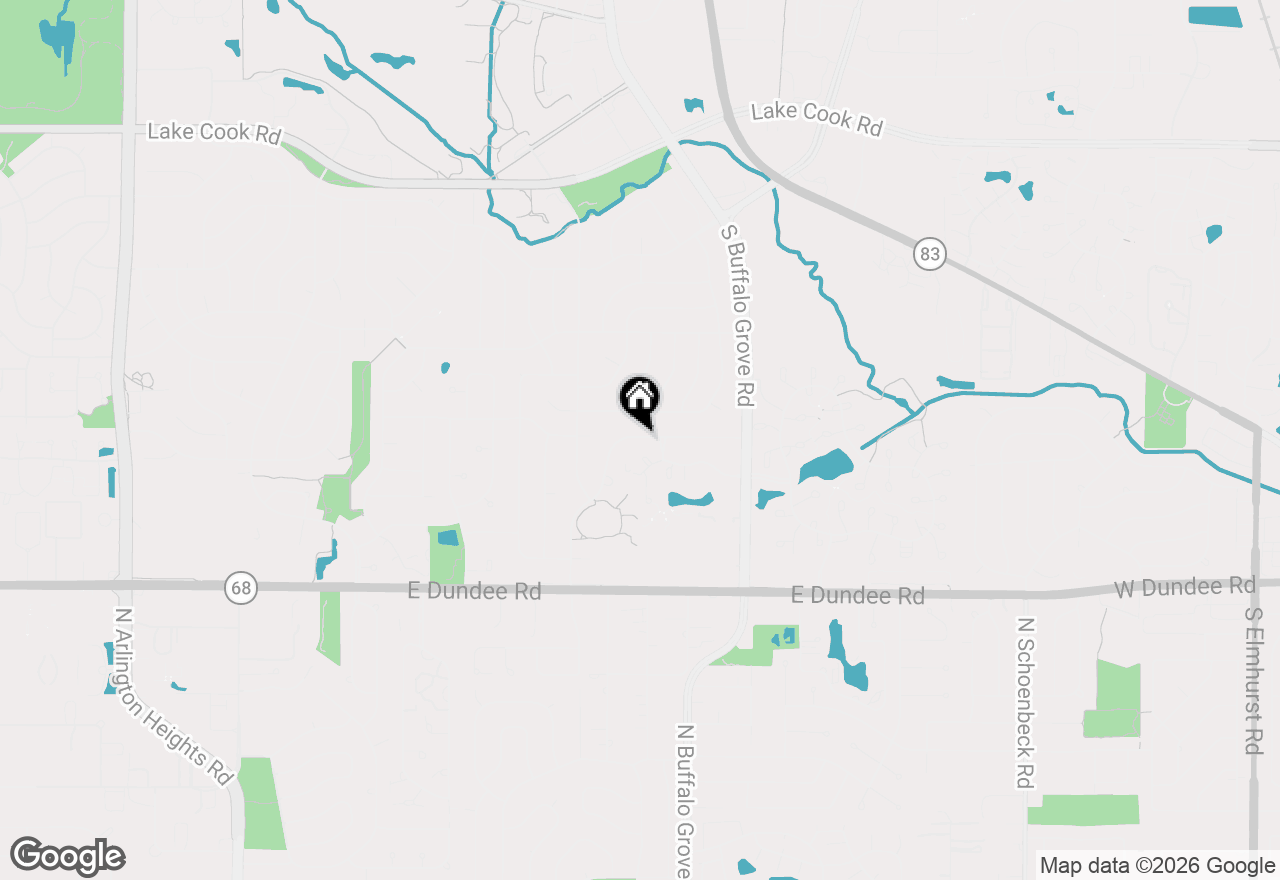 Map of (Address confidential), Buffalo Grove, Illinois 60089