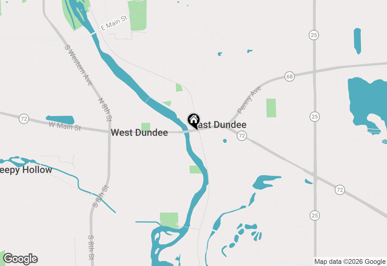 Map of 10 E Main Street, East Dundee, IL 60118