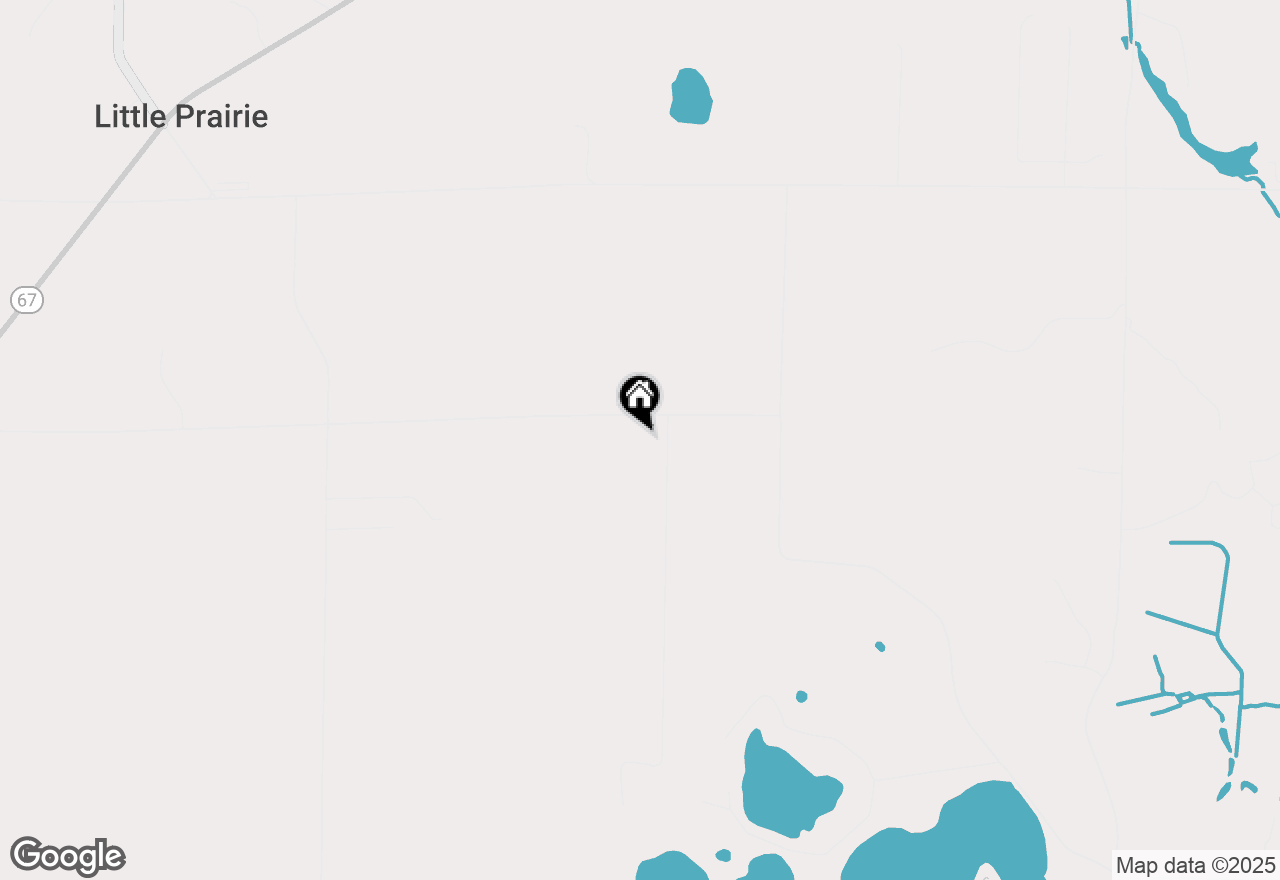 Map of W4429 Little Prairie Rd, East Troy, WI 53120